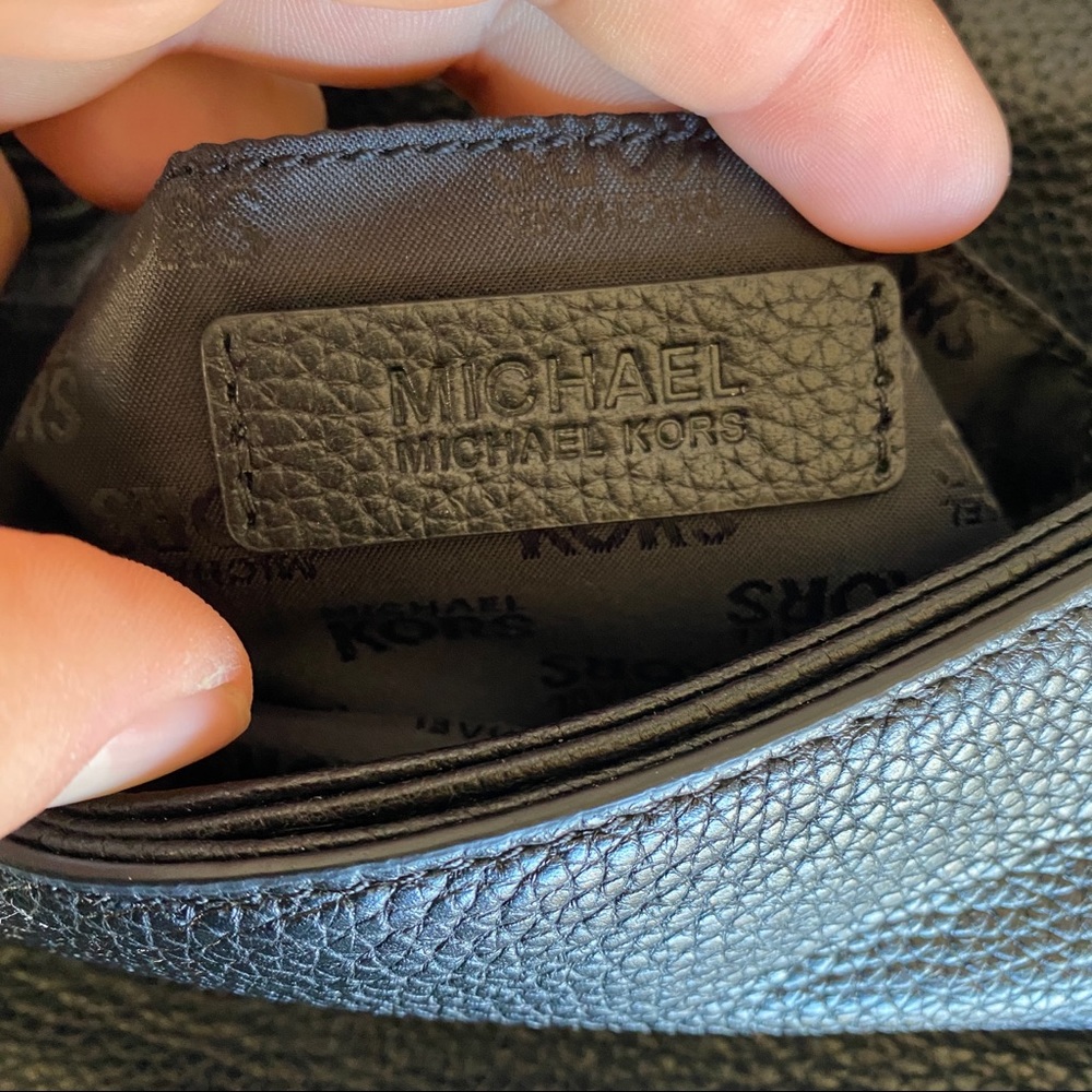 Beautiful Black Leather Michael Kors Purse - Picture 10 of 11